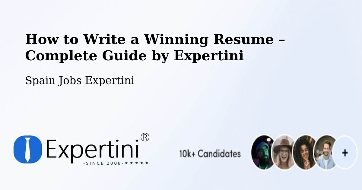 Resume Writing Guide for Job Seekers – Arboç - Arboç, Spain Jobs Expertini